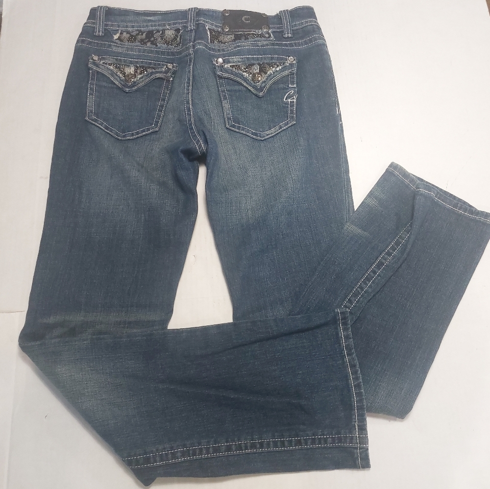 Cartise Women's Denim Jeans Size 12 - Picture 2 of 16